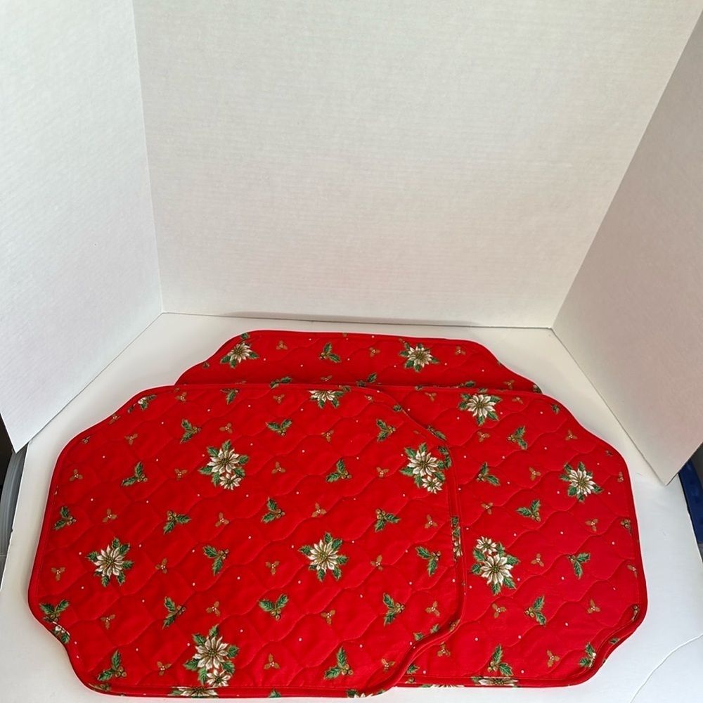 PLACEMATS (SET OF 9/FLORAL) - Picture 2 of 6